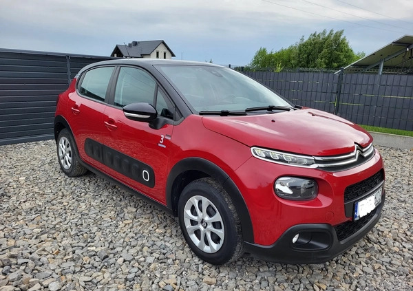 Citroen C3 cena 23500 przebieg: 94000, rok produkcji 2019 z Dobra małe 407
